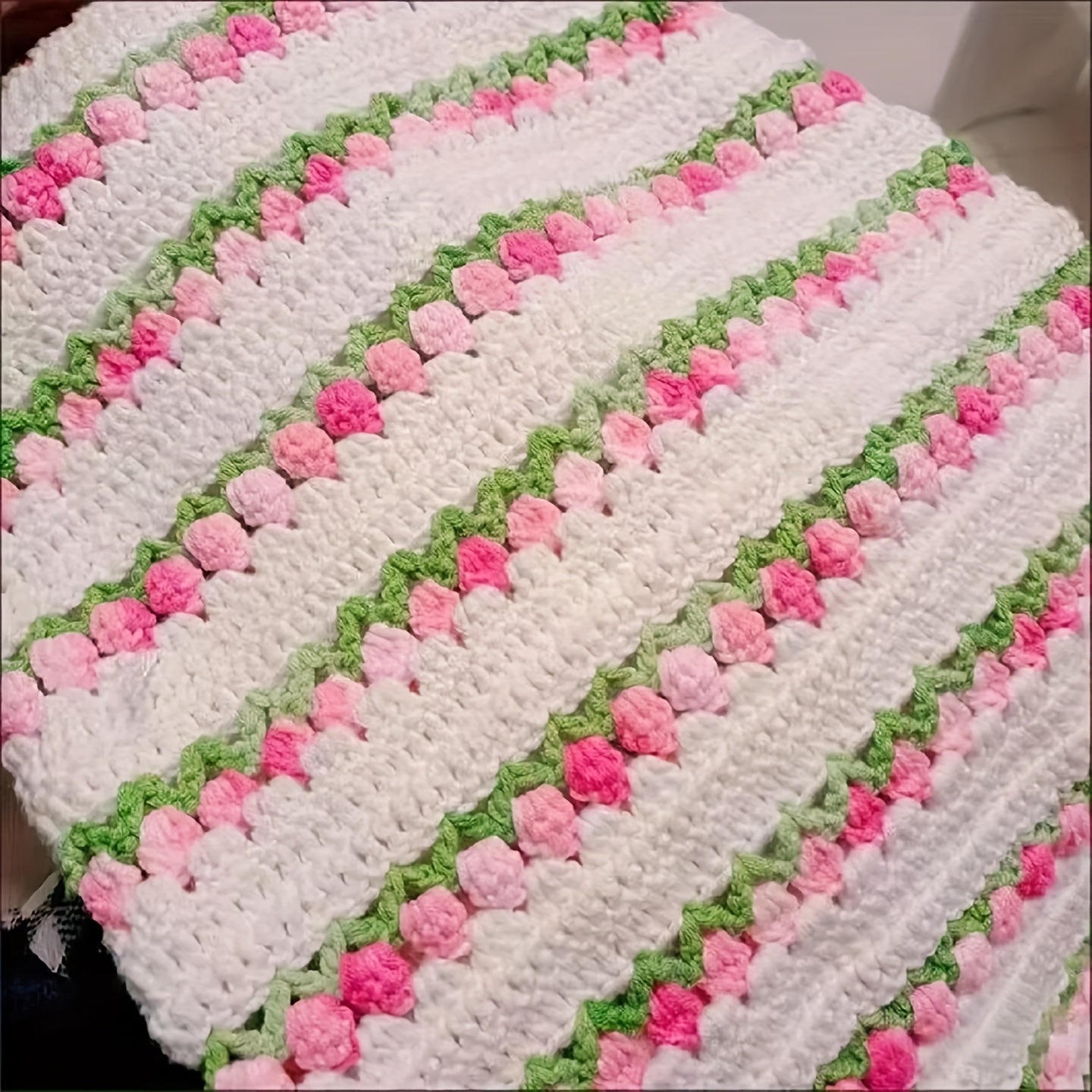 Tulip Blossom Crochet Blanket Kit