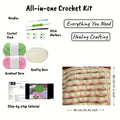 Tulip Blossom Crochet Blanket Kit