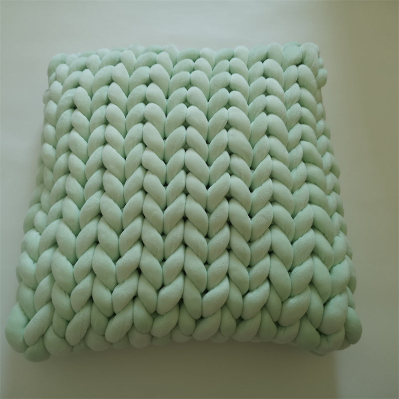 1KG Crystal Fleece Core-Filled Cotton Yarn  / Hand-Knitted Blanket Yarn