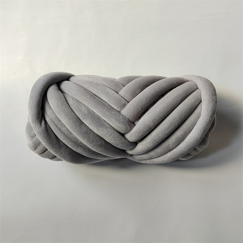 1KG Crystal Fleece Core-Filled Cotton Yarn  / Hand-Knitted Blanket Yarn