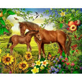 GATYZTORY Oil Painting By Numbers | Horse Cat Animal Modern Home Decoration