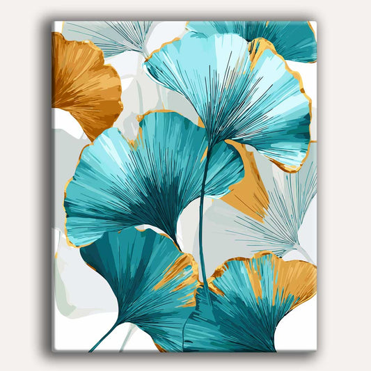 Ginko Leave Art  - Paint By Numbers Kit