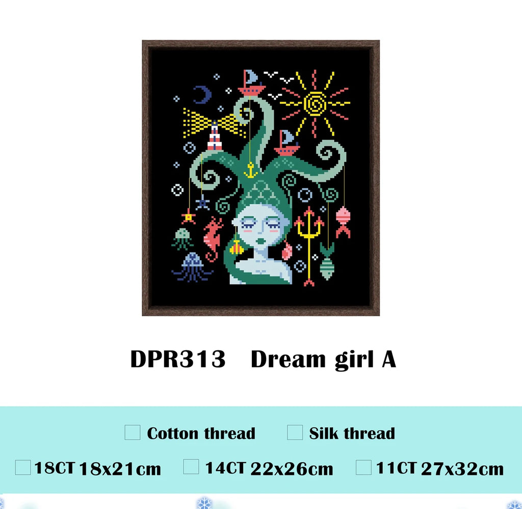 Dream girl A Cross-Stitch Kit