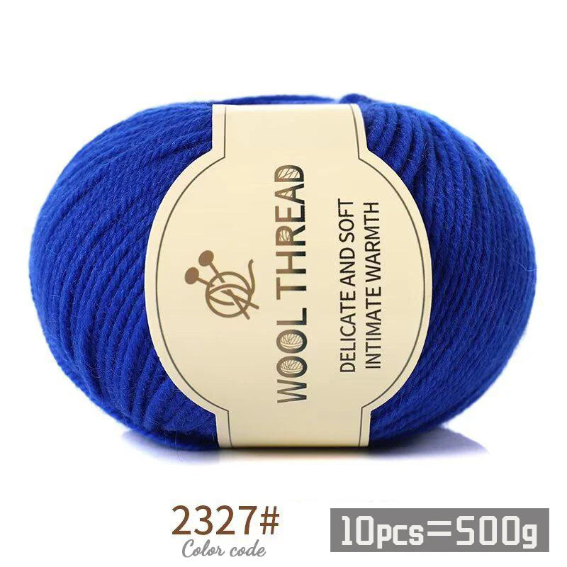 500g 290 Medium Coarse Combed Alpaca Wool Yarn | 10 Balls/Pack