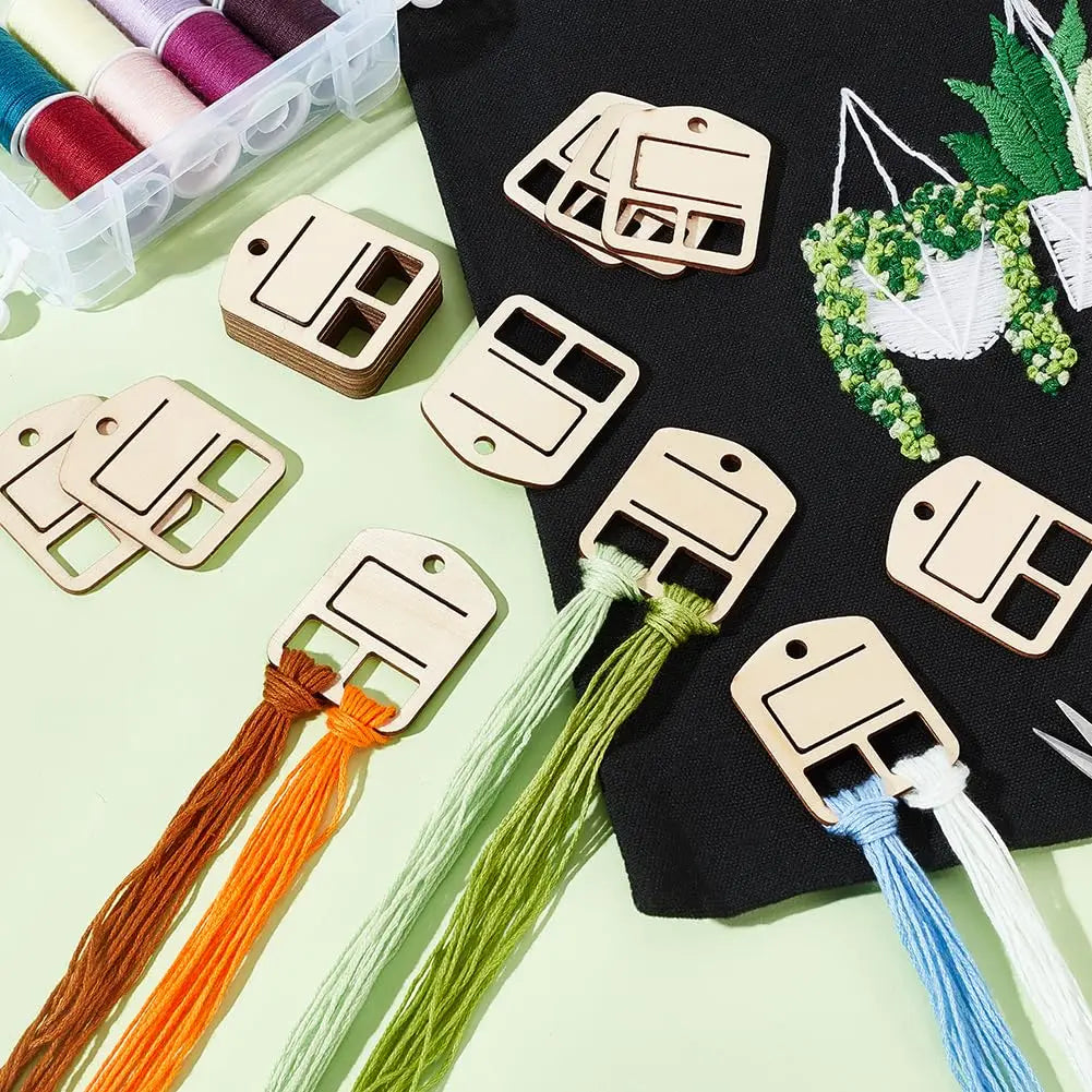50pcs Wood Floss Organizer - Little Woodies