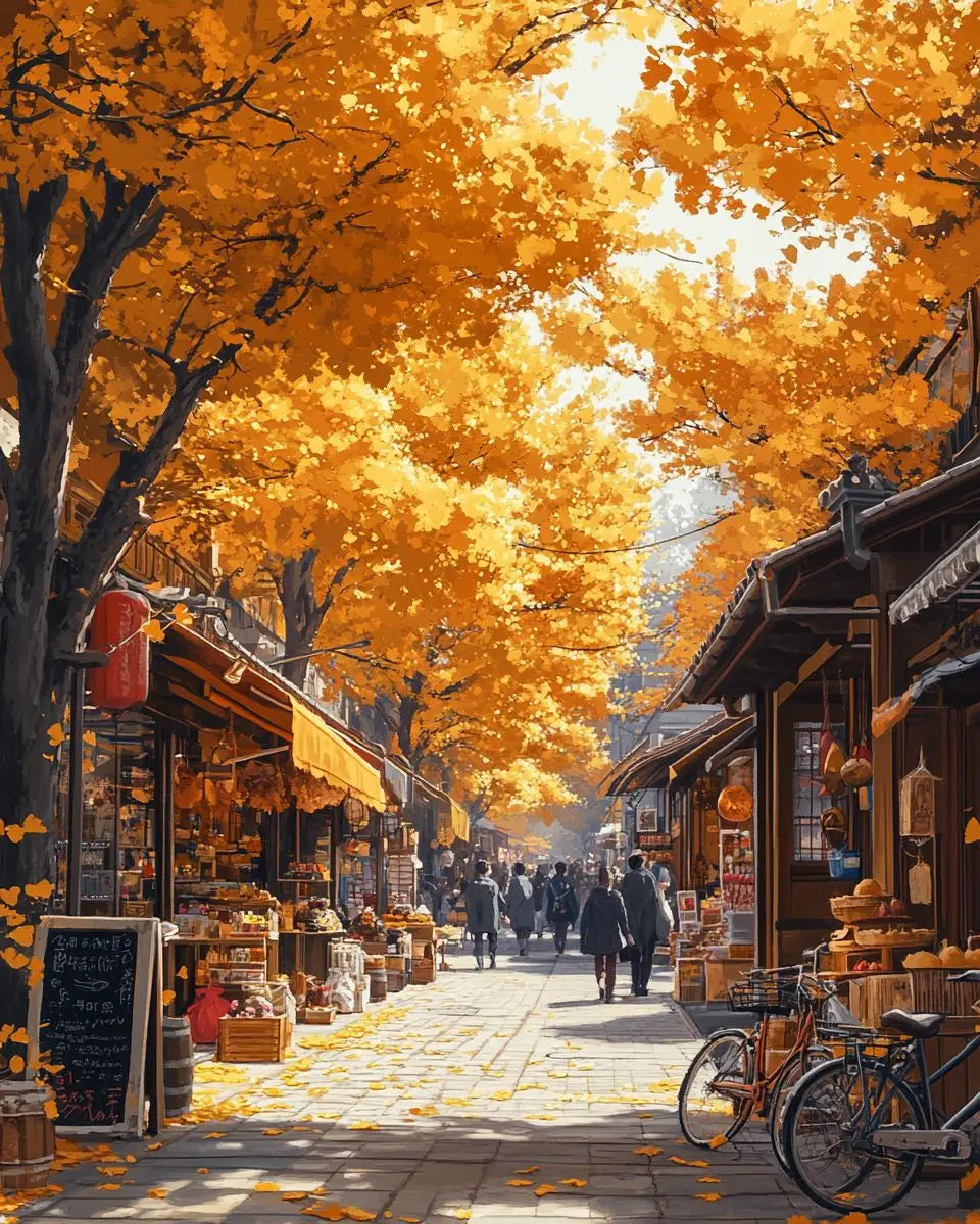 RUOPOTY Painting By Numbers Diy Forest Path Paint By Numbers Landscape Kit For Adults Decorative
