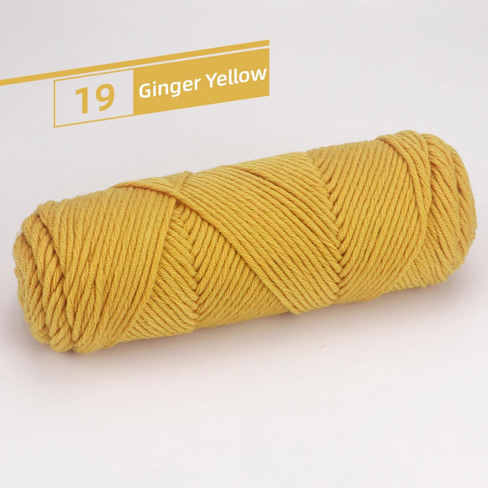 1Pcs Worsted Cotton Yarn - 100g/3.52oz