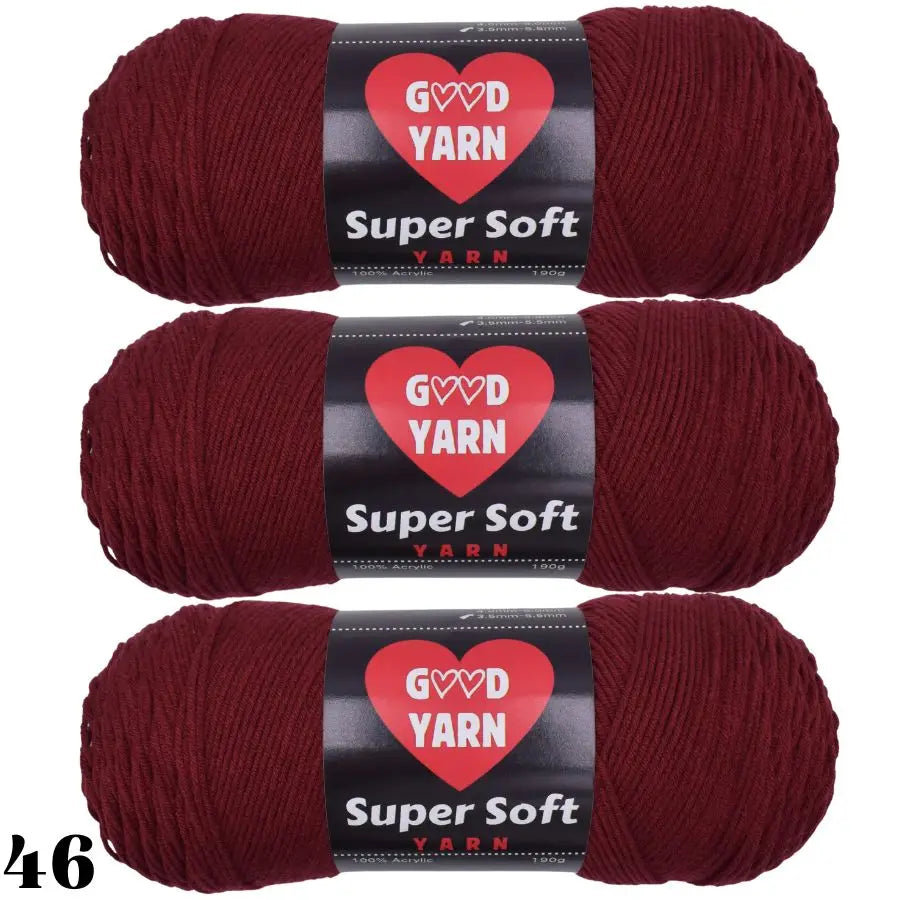 570g 3 Balls Swallow Velvet Yarn Soft Chunky Knitting Yarn for Sweaters Scarves Blankets DIY Crochet Yarn