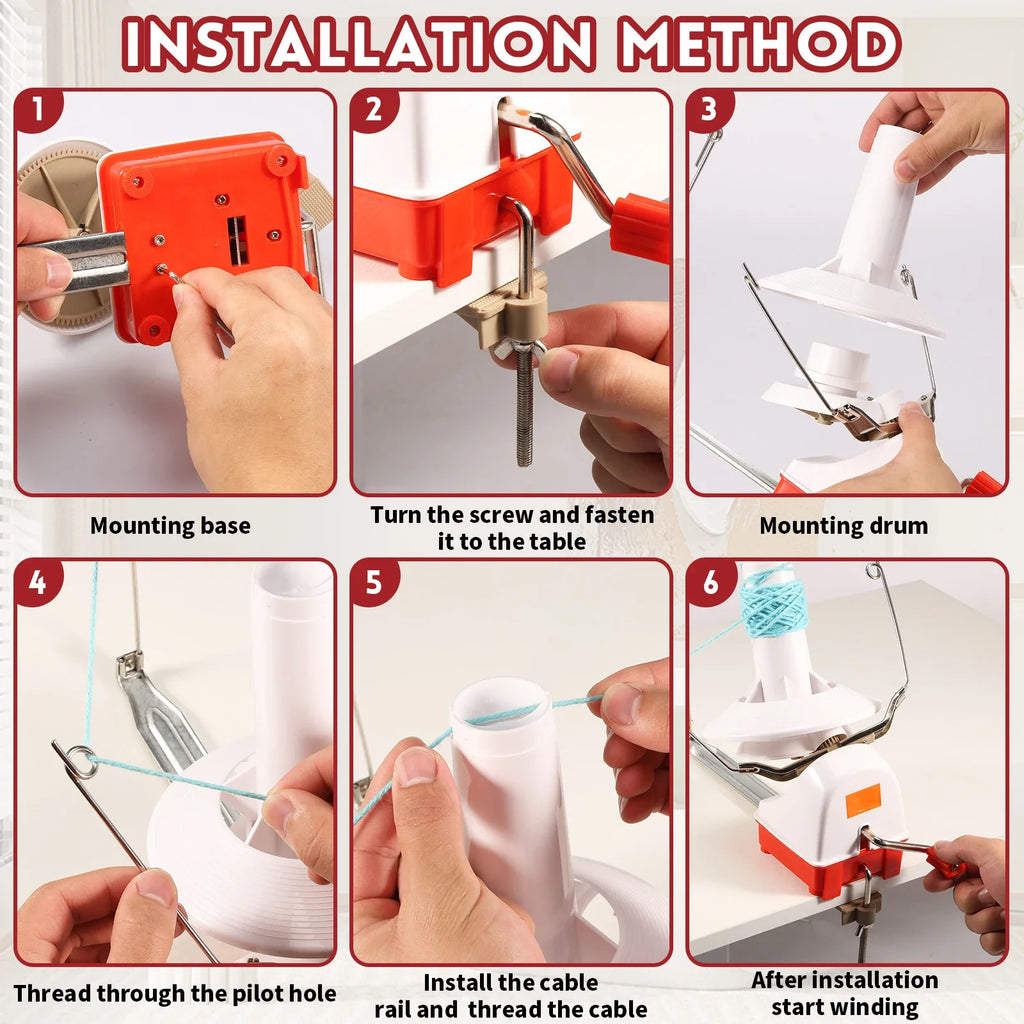 Yarn Ball Winder | Hand Crank