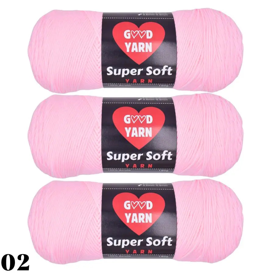 570g 3 Balls Swallow Velvet Yarn Soft Chunky Knitting Yarn for Sweaters Scarves Blankets DIY Crochet Yarn