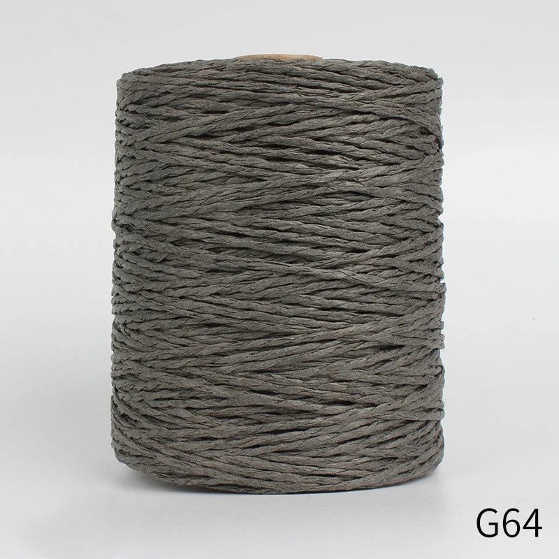 1Roll 280-300M Colorful Threads Natural Raffia Straw Yarn