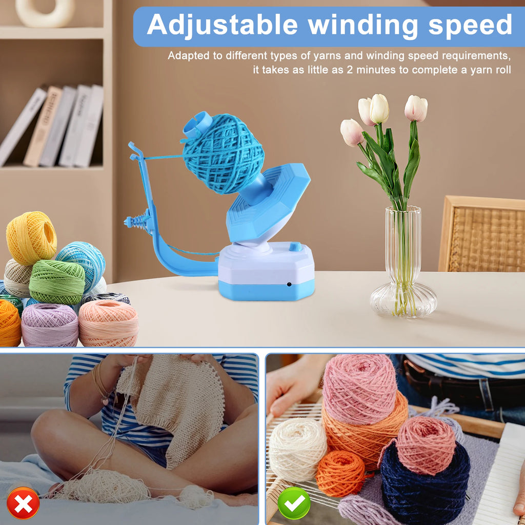 Hand or Electric Wool Winder