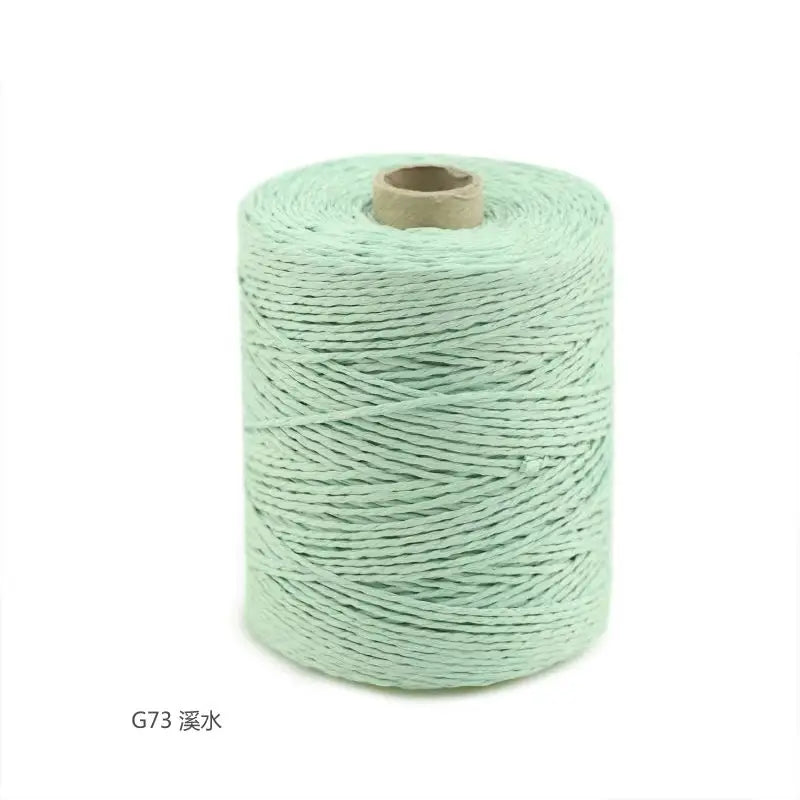 1Roll 280-300M Colorful Threads Natural Raffia Straw Yarn