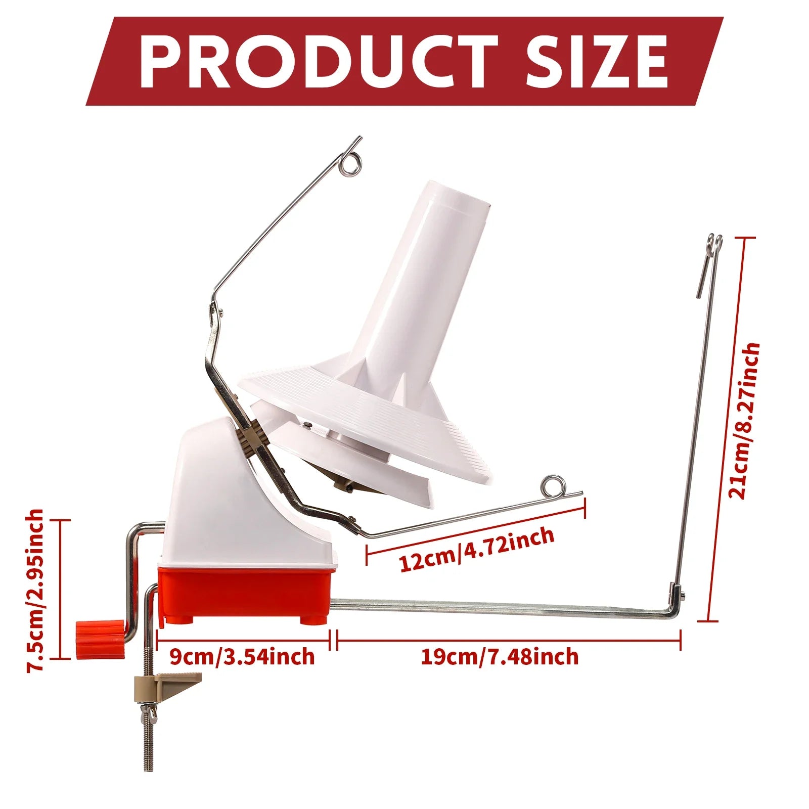 Yarn Ball Winder | Hand Crank