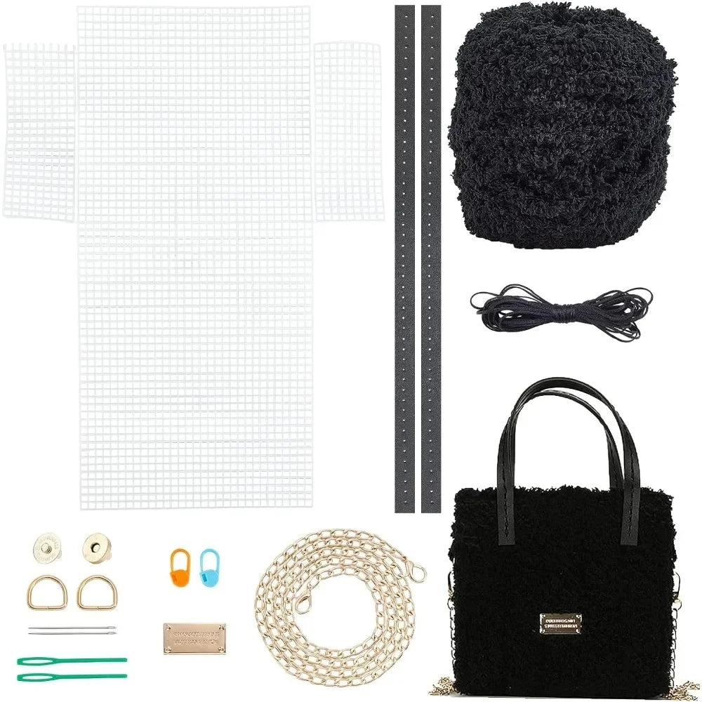 DIY Knitting Crochet Bags Kit | Hand-Knit Woven Bag