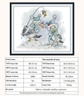 Cat On The Windowsill Patterns Counted Cross Stitch Set DIY 11CT 14CT 16CT Stamped DMC Cross-stitch Kit Embroidery Needlework