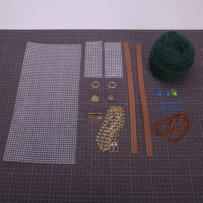 DIY Knitting Crochet Bags Kit | Hand-Knit Woven Bag