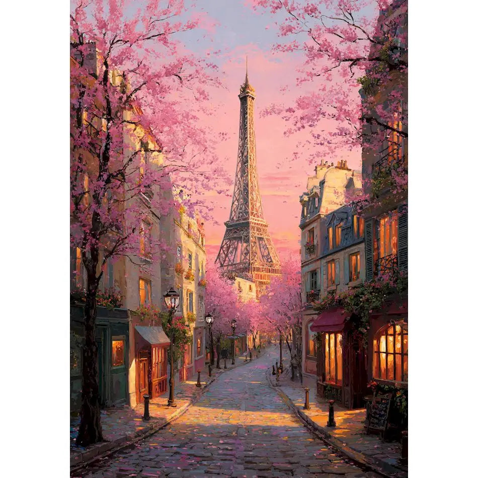 GATYZTORY Paint By Numbers Eiffel Tower City Scenery Paintings On Number Crafts Supplies Adults Handiwork Oil Decoration Home