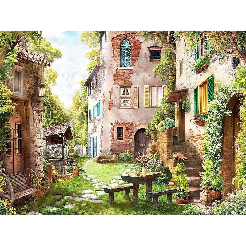 GATYZTORY Painting By Numbers Landscape Paint Canvas Picture Oil Painting By Number Coloring HandPainted For Adults Home Decor
