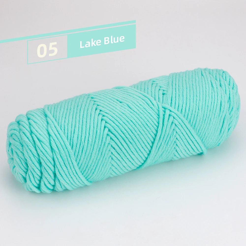 1Pcs Worsted Cotton Yarn - 100g/3.52oz