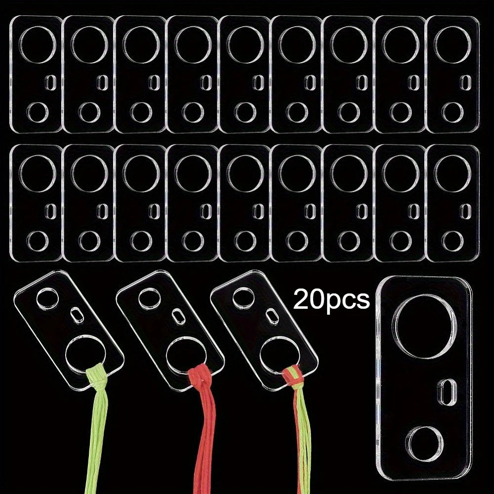 20pcs Acrylic Embroidery Floss Organizer - Floss Drops