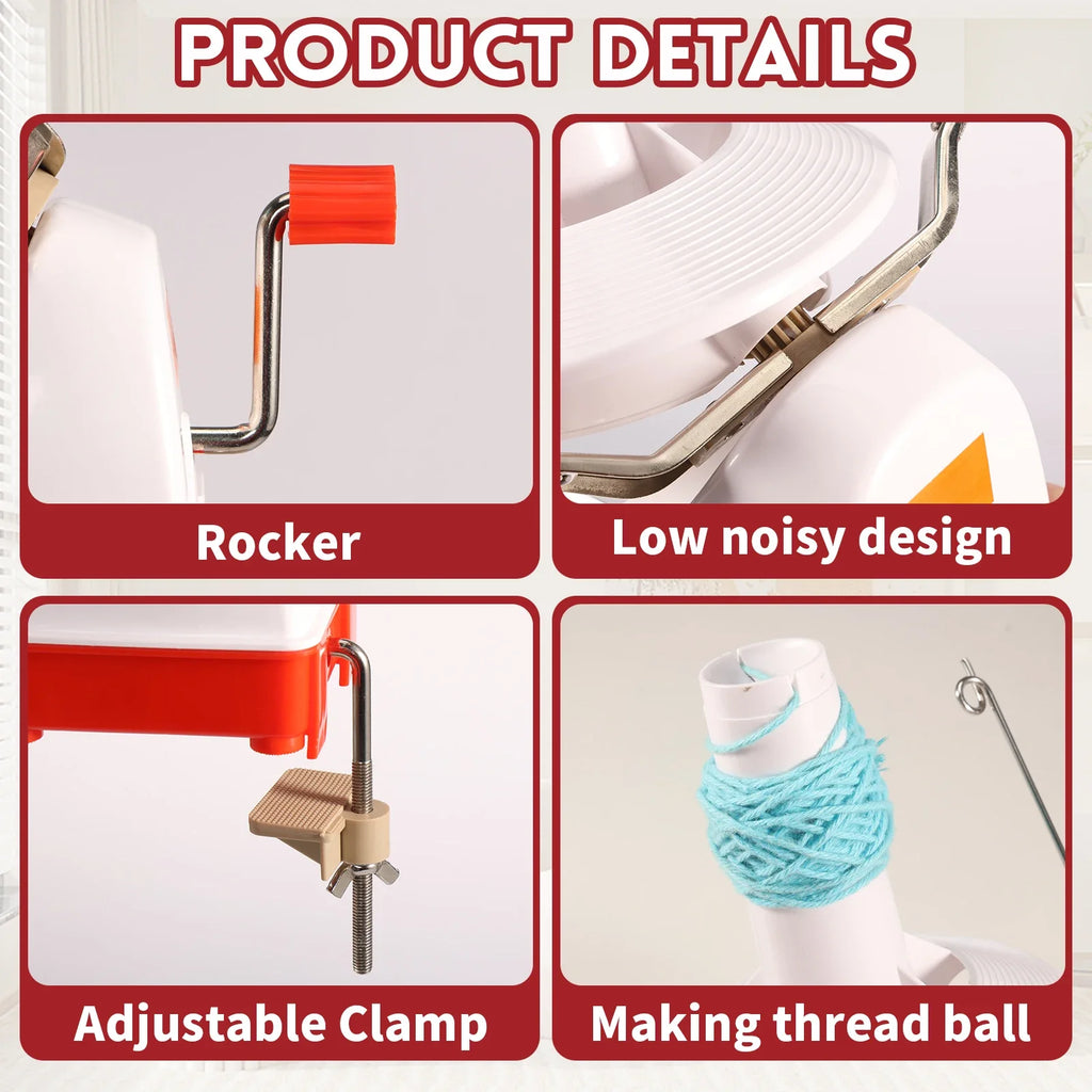 Yarn Ball Winder | Hand Crank