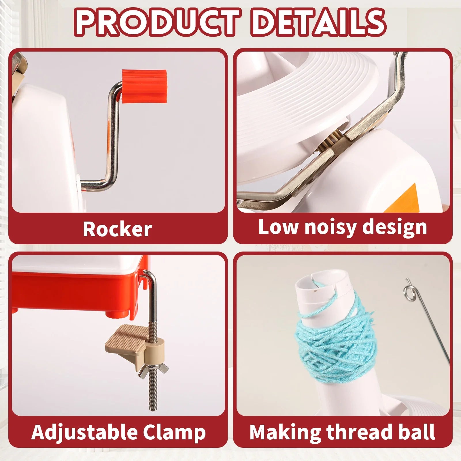 Yarn Ball Winder | Hand Crank