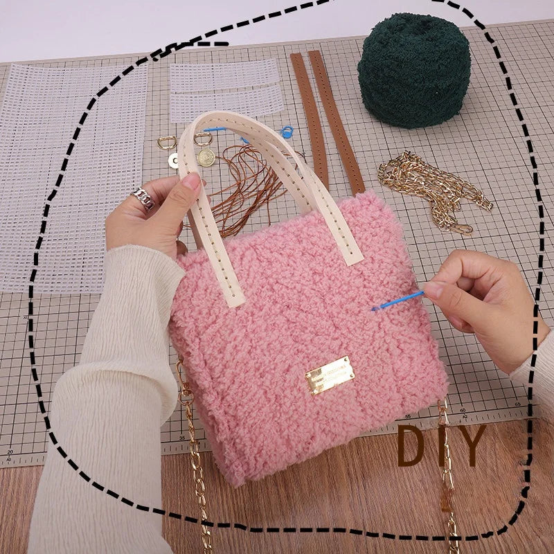 DIY Knitting Crochet Bags Kit | Hand-Knit Woven Bag