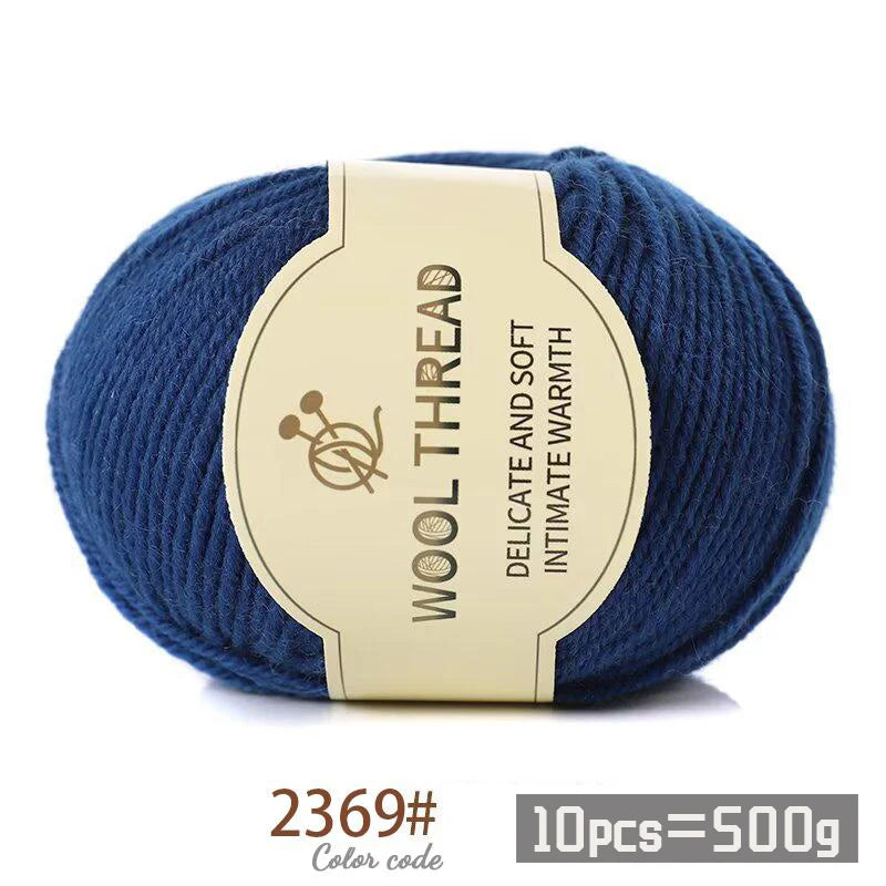 500g 290 Medium Coarse Combed Alpaca Wool Yarn | 10 Balls/Pack