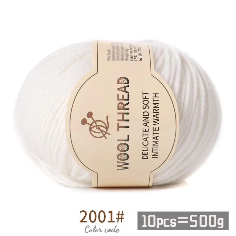 500g 290 Medium Coarse Combed Alpaca Wool Yarn | 10 Balls/Pack