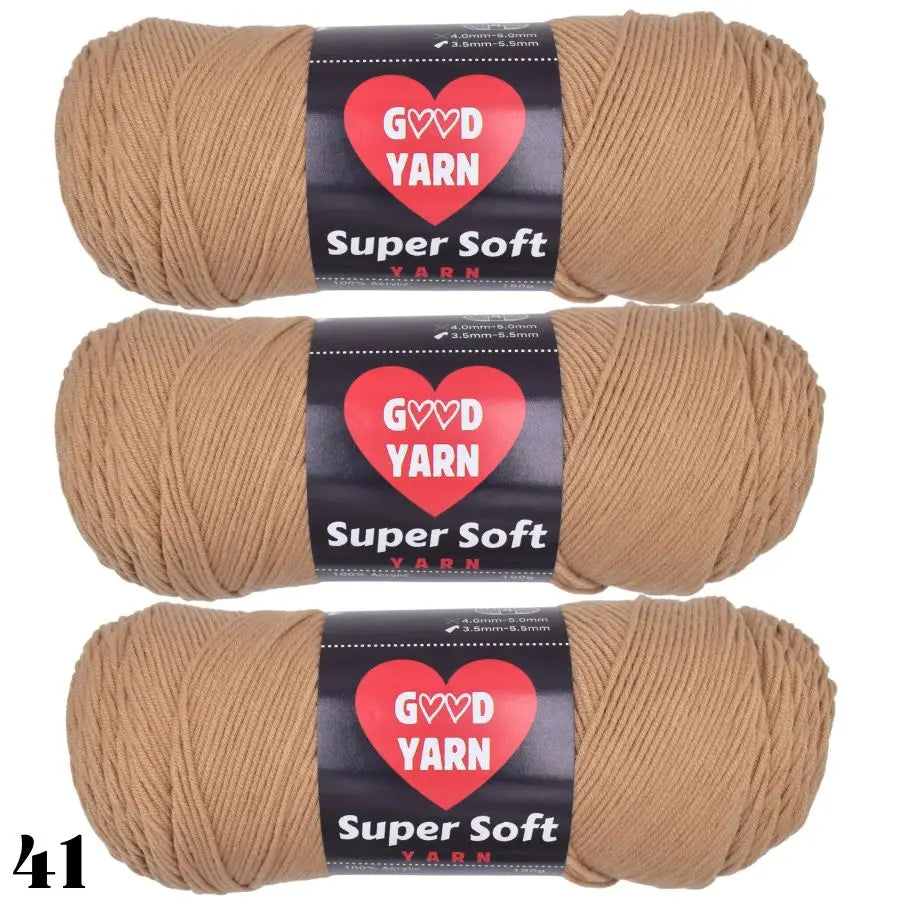 570g 3 Balls Swallow Velvet Yarn Soft Chunky Knitting Yarn for Sweaters Scarves Blankets DIY Crochet Yarn