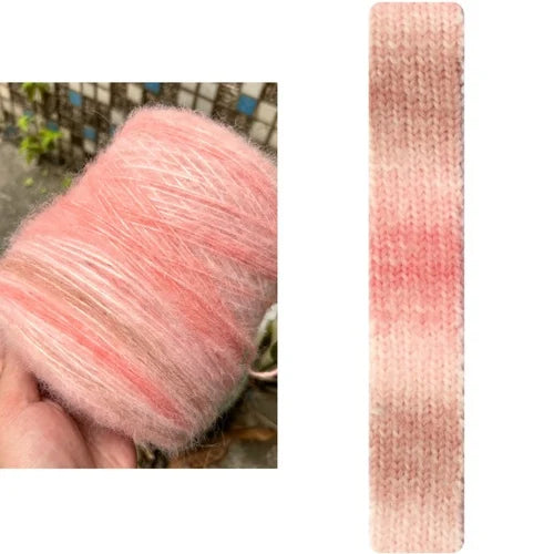 500g/roll Gradient Wool Mohair Yarn
