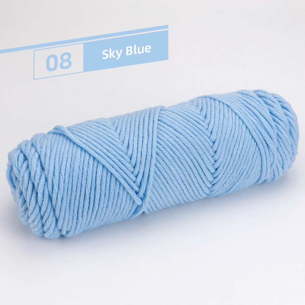 1Pcs Worsted Cotton Yarn - 100g/3.52oz