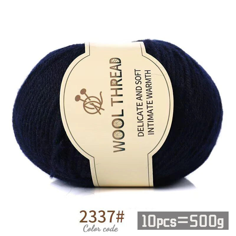 500g 290 Medium Coarse Combed Alpaca Wool Yarn | 10 Balls/Pack