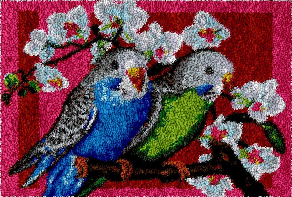 Pattern Printed Latch Hook Rugs