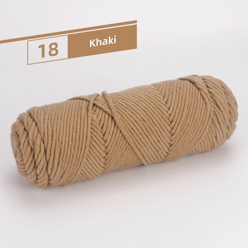 1Pcs Worsted Cotton Yarn - 100g/3.52oz