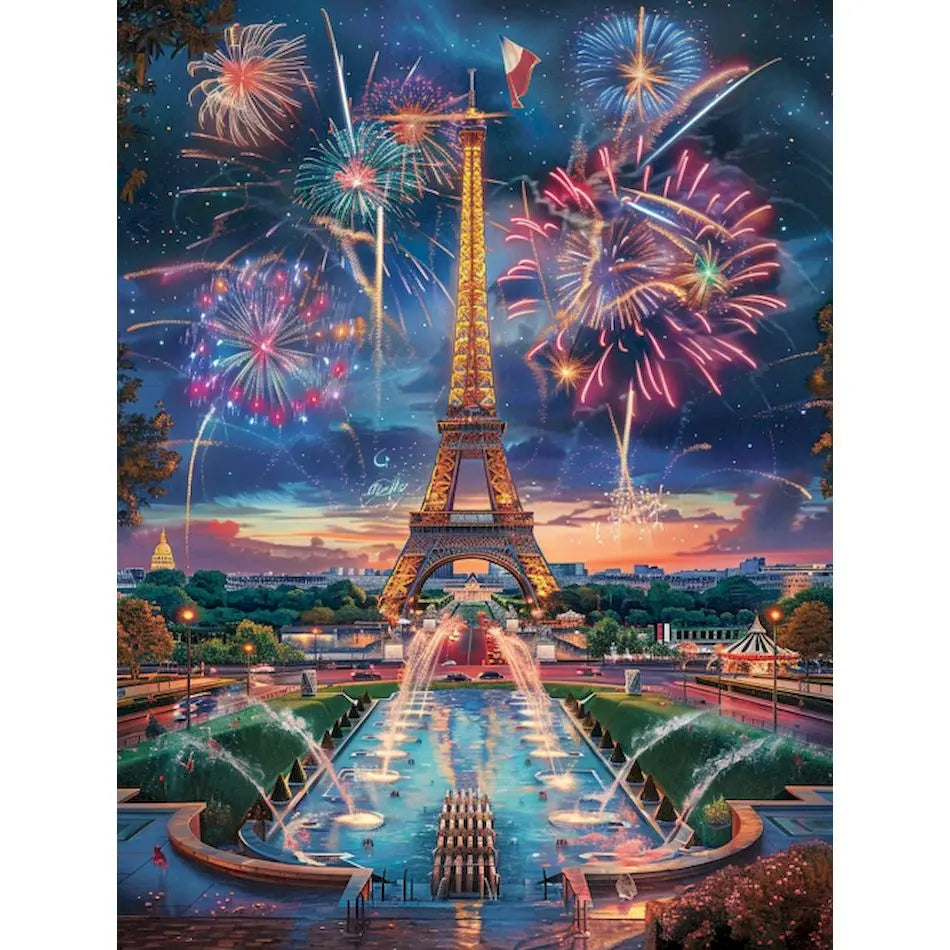GATYZTORY Paint By Numbers Eiffel Tower City Scenery Paintings On Number Crafts Supplies Adults Handiwork Oil Decoration Home