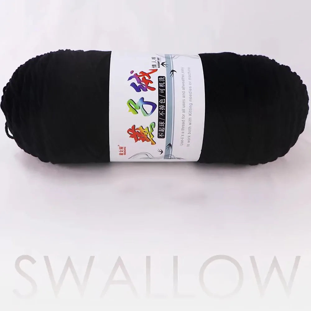 200g/pc Handmade Hand Woven Milk Cotton Yarn