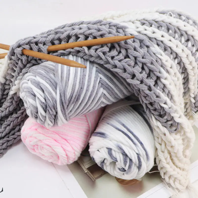 1Pcs Worsted Cotton Yarn - 100g/3.52oz