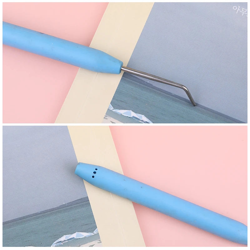 Knit Loom Hook Set 6Pcs Knitting Loom Hook With Plastic Knitting Needles Crochet Needle Kit