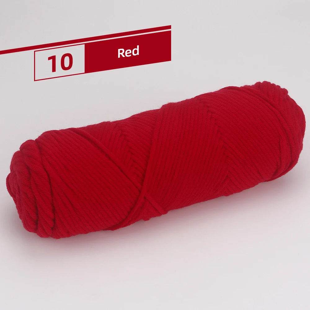 1Pcs Worsted Cotton Yarn - 100g/3.52oz