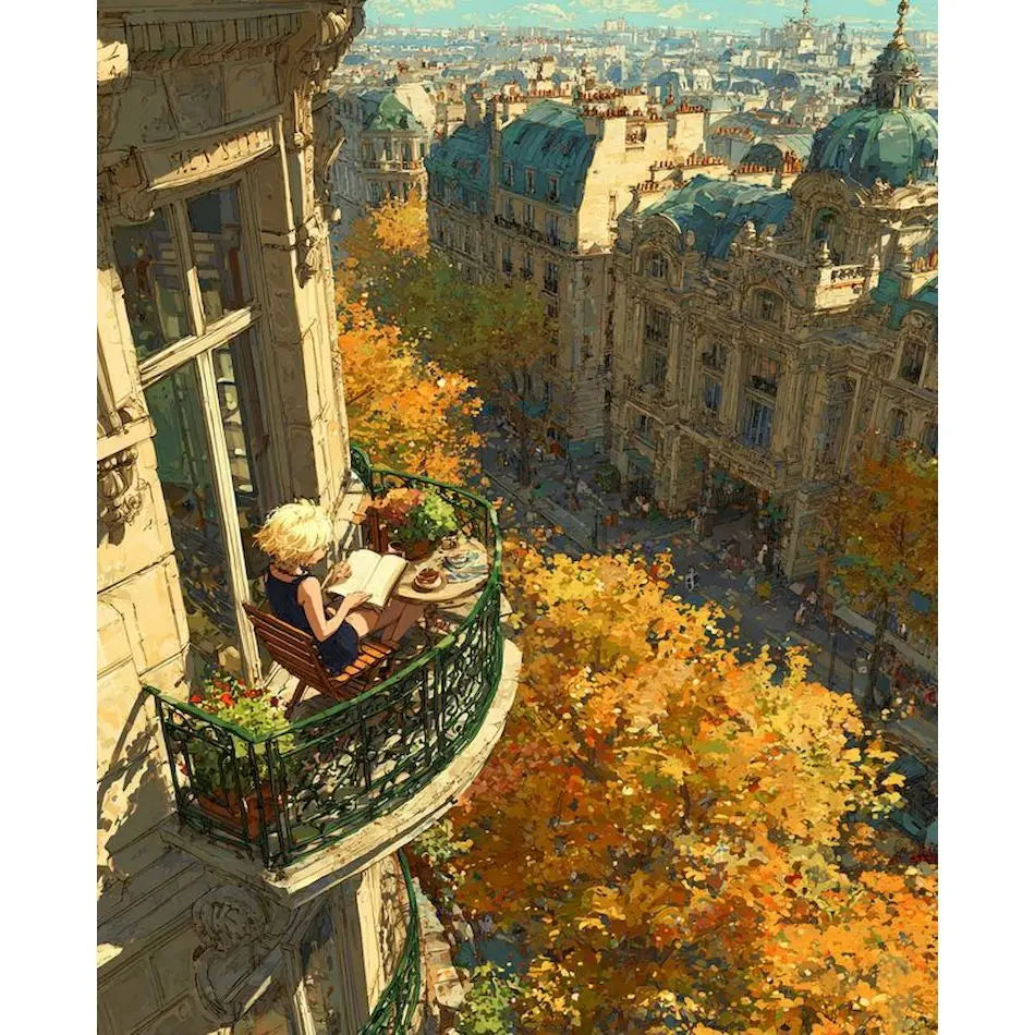 GATYZTORY Paint By Numbers Eiffel Tower City Scenery Paintings On Number Crafts Supplies Adults Handiwork Oil Decoration Home