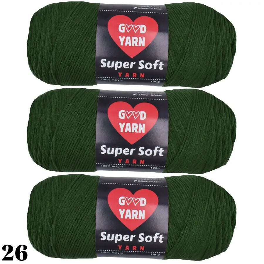 570g 3 Balls Swallow Velvet Yarn Soft Chunky Knitting Yarn for Sweaters Scarves Blankets DIY Crochet Yarn