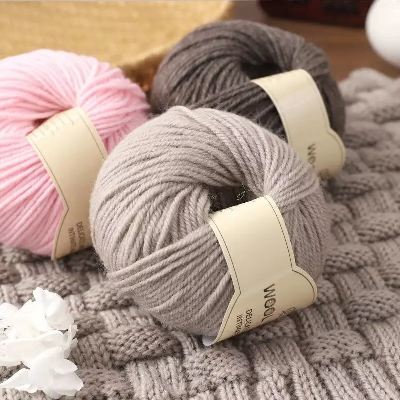 500g 290 Medium Coarse Combed Alpaca Wool Yarn | 10 Balls/Pack