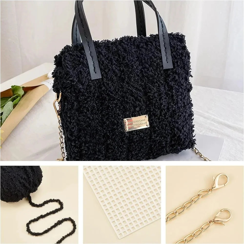 DIY Knitting Crochet Bags Kit | Hand-Knit Woven Bag
