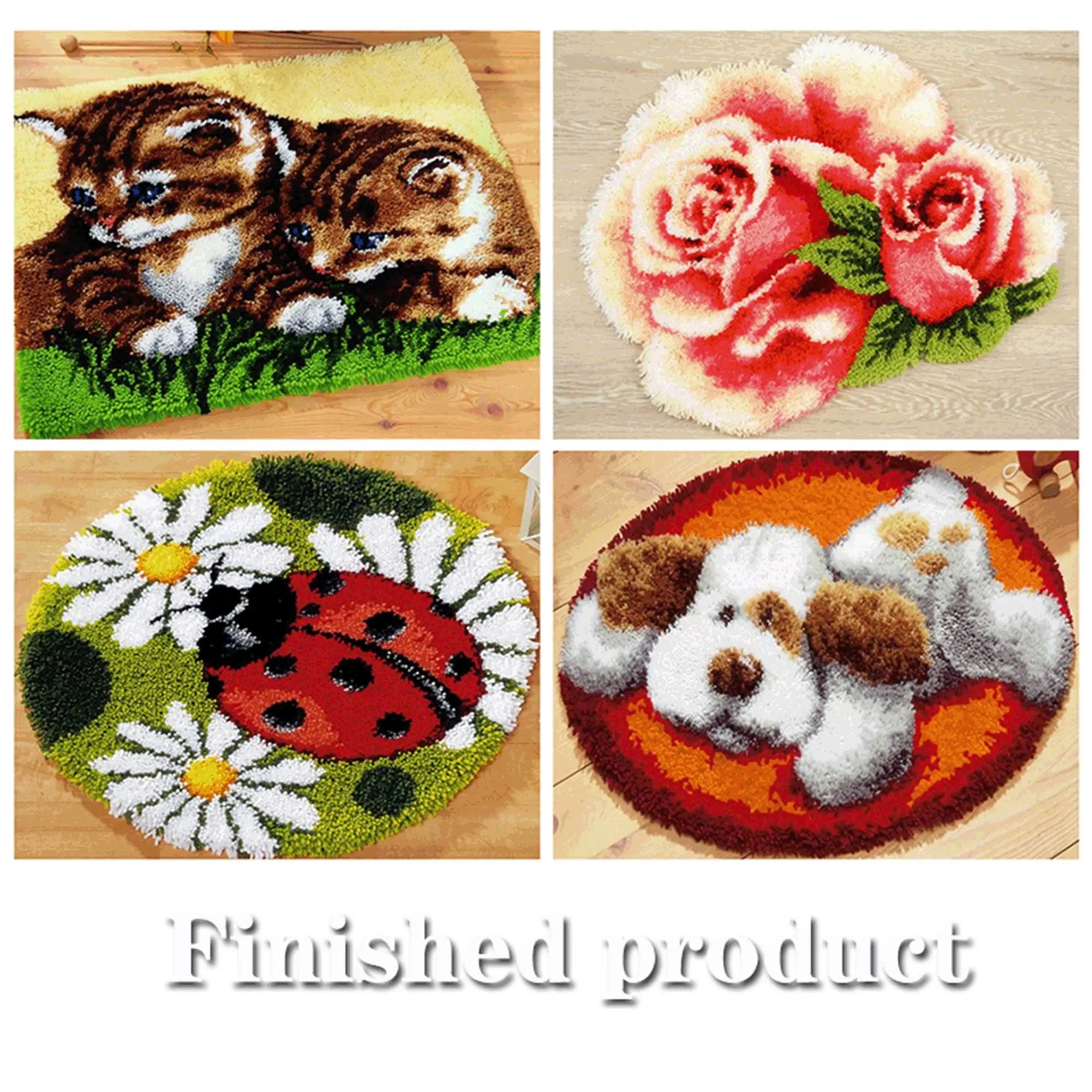 Pattern Printed Latch Hook Rugs