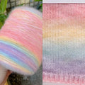 500g/roll Gradient Wool Mohair Yarn