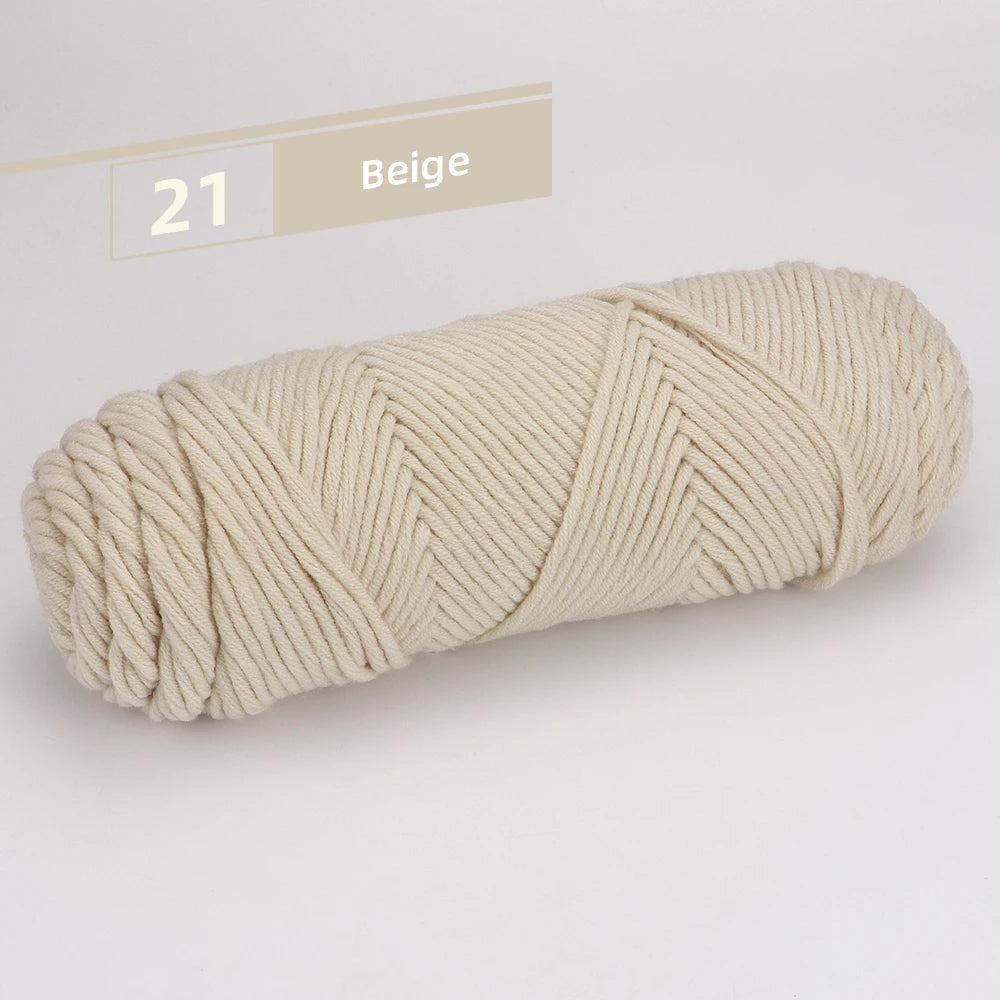 1Pcs Worsted Cotton Yarn - 100g/3.52oz