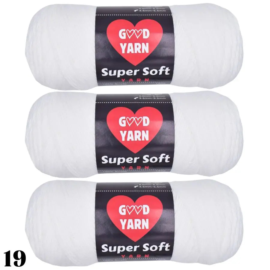570g 3 Balls Swallow Velvet Yarn Soft Chunky Knitting Yarn for Sweaters Scarves Blankets DIY Crochet Yarn