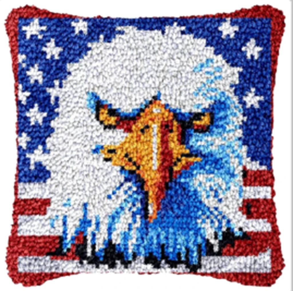 Cartoon Eagle Latch Hook Kit